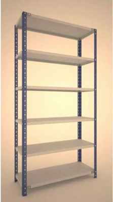 estanteria metalica gris